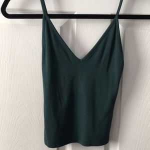 Brandy Melville Green Crop Top